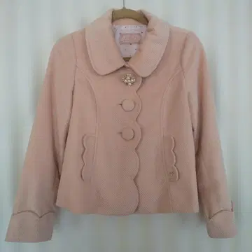 SJ2C 스캘럽 엣지 자켓 크림색