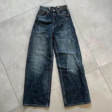 ZARA 와이드 레그 데님 팬츠 EUR34