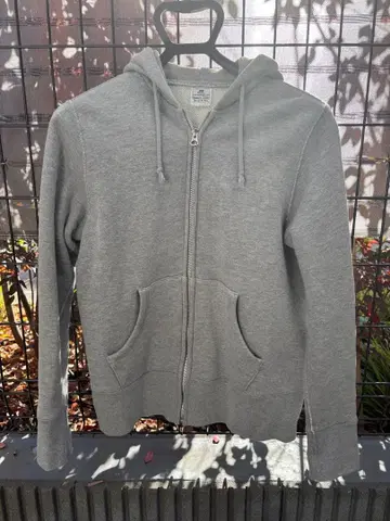 LOOPWHEELER 그레이 후드티 S 사이즈