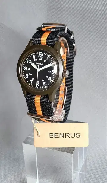 BENRUS 손목시계 벨트 스트라이프