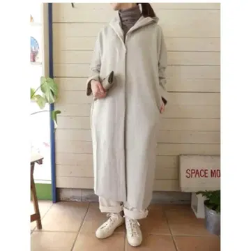 evam eva 프레스 울 후디드 코트 사이즈 1회