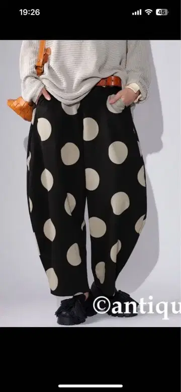 안티카 도트 무늬 서커스 팬츠 H-579