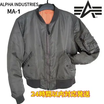 ALPHA INDUSTRIES MA-1 플라이트 자켓 올리브 그린