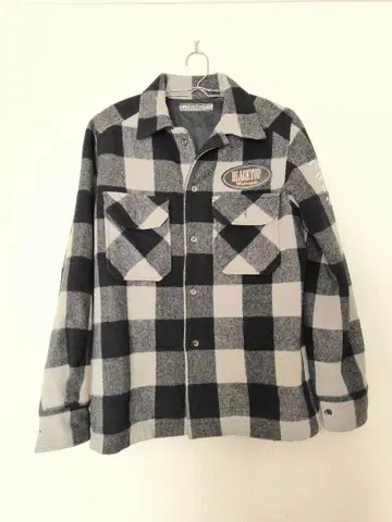 블랙탑 모터사이클 버팔로 체크 자켓