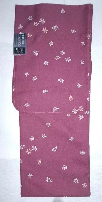 홑옷 워셔블 기모노 탁한 적자색 L 사이즈