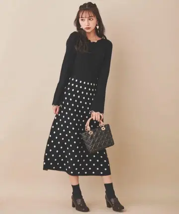 31 Sons de mode 스캘럽 니트 원피스