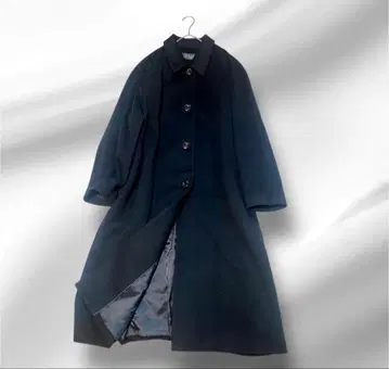 빅 사이즈! BELTA BOUNO/캐시미어100 A라인 코트 블랙 13