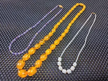 비즈 목걸이 3개 세트