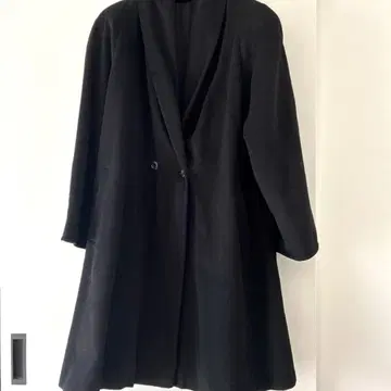 캐시미어 블랙 롱 코트 새상품급