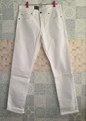 [ G-STAR ] RAW 화이트 데님 슬림핏 스트레치 팬츠