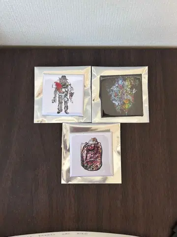 RADWIMPS BIGECHO 콜라보 자켓 캔뱃지 3종 세트