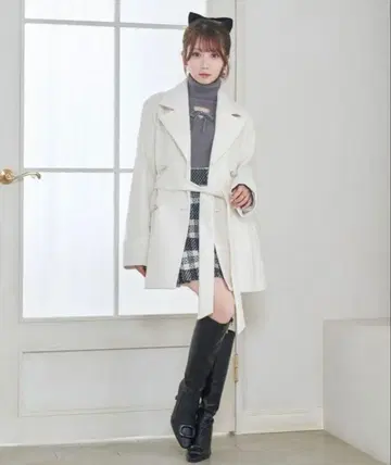 로제 뮤즈 tailored charm coat