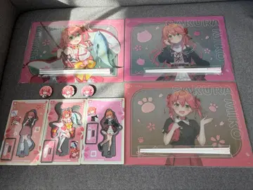 스시로 사쿠라 미코 콜라보 피크 외 컴프 세트