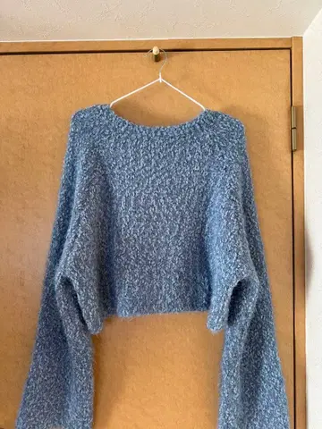 라이트 블루 니트 스웨터 F 사이즈