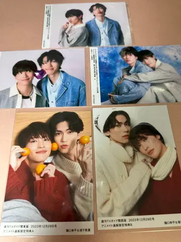 히구치 코헤이 마시코 아츠키 TV 가이드 애니메이트 특전 묶음 판매