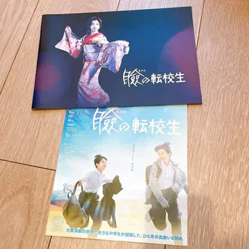 눈꺼풀의 전학생 팜플렛 플라이어 마츠토우 시온 사이토 준 하야마 사라