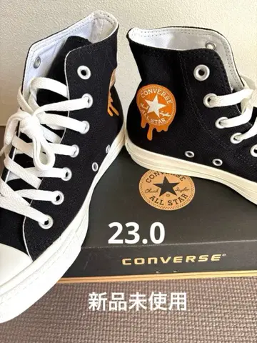 미사용 새상품 CONVERSE ALL STAR 블랙 하이컷 23.0