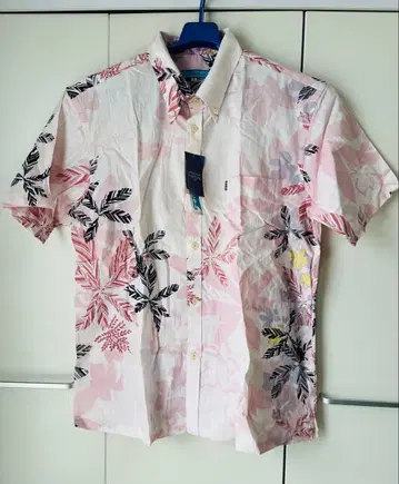 MAJUN 꽃무늬 하와이안 셔츠 4L