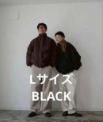 시마무라 hideka 씨 콜라보 방수 지퍼 사용 블루종