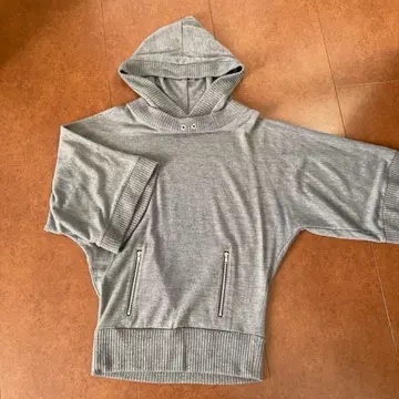 VALET 그레이 후드 부착 후드티