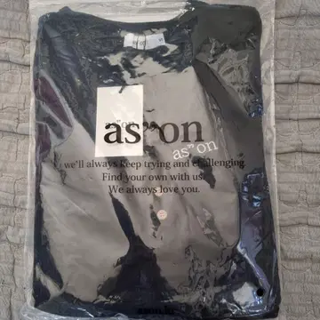 ason V넥 긴팔 티셔츠 S 사이즈