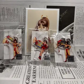 복권 컬렉션 SNK 시라누이 마이 컬렉션 아크릴 키링 3개 구매 특전