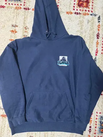 XLARGE 네이비 후드티 L 사이즈