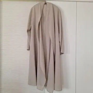 JURGEN LEHL 울 롱 아우터 베이지 M