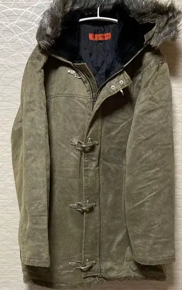 SKY-CONQUEROR 밀리터리 자켓 올리브 그린 후드 부착