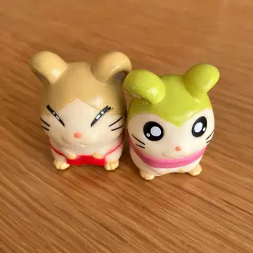 아츠메테 하무타로 손가락 인형 2개 세트 레트로