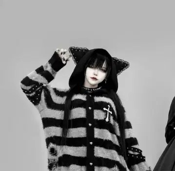 Evil Cat 가디건 [스트라이프] DimMoire