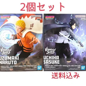[ 2개 세트 ] NARUTO 우즈마키 나루토 우치하 사스케 피규어