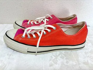 컨버스 올스타 로우컷 오렌지/핑크 28cm