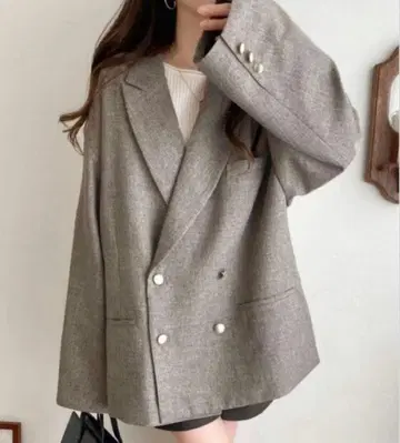 [ 미사용 새상품 ] classicalelf 테일러드 자켓 그레이지