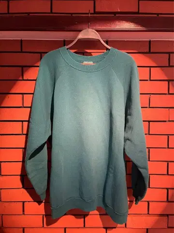 [ USA ] Hanes 무지 맨투맨 그린