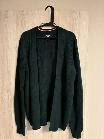 COMME CA COMMUNE 니트 가디건 L 사이즈 다크 그린