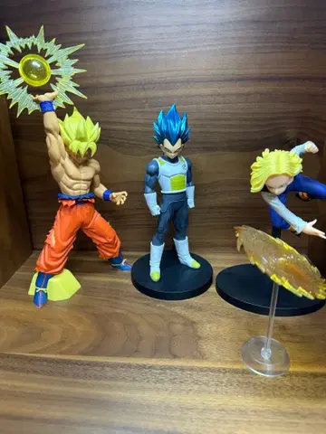 (상자 없음) 드래곤볼 피규어 3개 묶음 판매