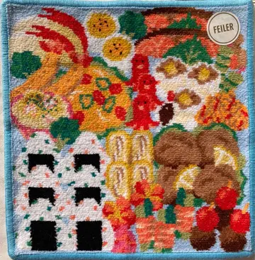 두근두근 도시락 손수건