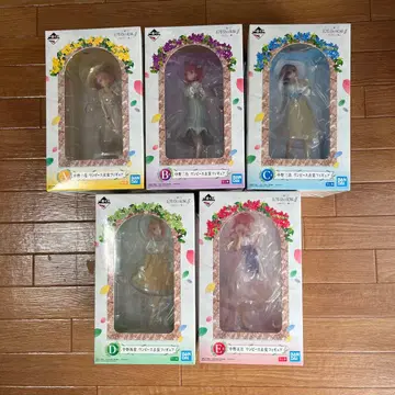 5등분의 신부 제일복권 컴플리트 세트 피규어