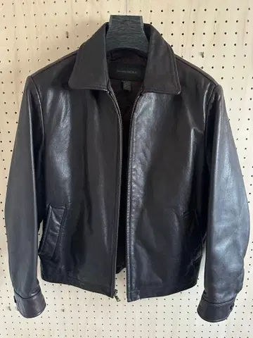 BANANA REPUBLIC 다크 브라운 가죽 자켓 XS