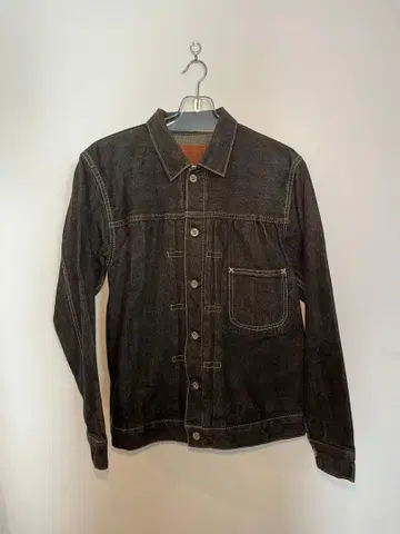 텐더 로인 1st 데님 자켓 블랙