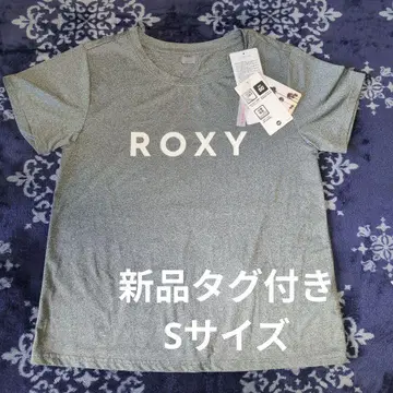 ROXY 그레이 반팔 T셔츠