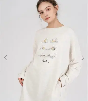 미사용 새상품 graniph 그라니프 클래식 푸 스웨트 원피스