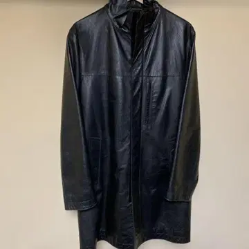 Radmess 남성용 비기 소가죽 롱 코트