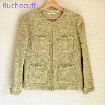 Ruchecuff 노카라 트위드 자켓