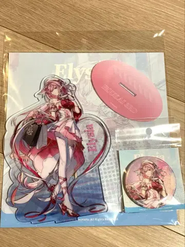 붕괴3rd 하이페리온호 출항 엘리시아 아크릴 스탠드 캔뱃지