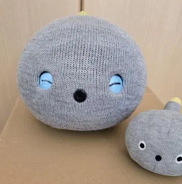 NICOBO 그레이 봉제 인형 본체 박스 포함