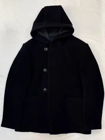 URBAN RESEARCH DOORS 숏 후드 코트 네이비