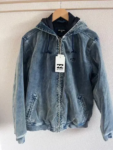 최종 가격 인하 BILLABONG 데님 블루 자켓