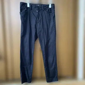 Y's 블랙 캐주얼 팬츠 스트레이트 레그